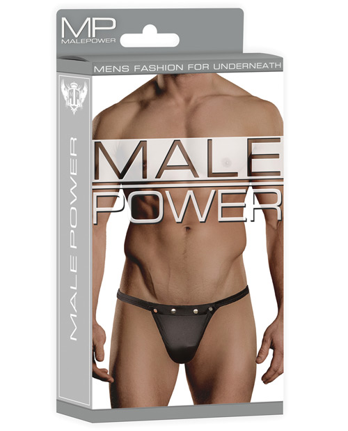 Male Power Rip Off Thong with studs - Image 2