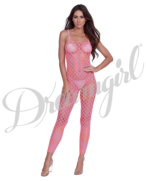 Simply Sexy Convertible Diamond Pattern Open Crotch Bodystocking - Image 4