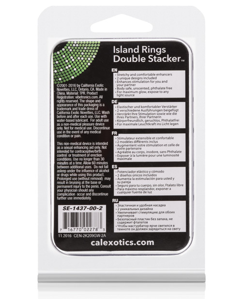 Island Rings Double Stacker - Image 2