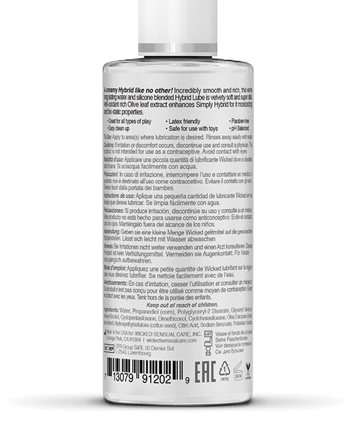Wicked Sensual Care Simply Hybrid Lubricant - Image 2