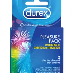 Durex Condom Pleasure Pack - Box Of 3