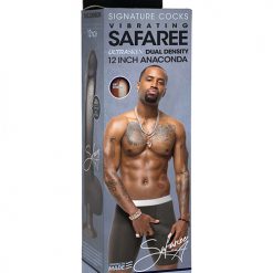 Signature Cocks Ultraskyn 12" Cock W/removable Vac-u-lock Suction Cup - Safaree Samuels Anaconda