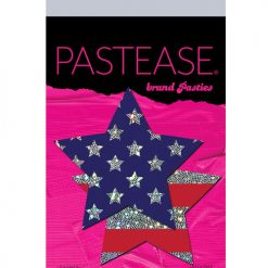 Pastease Glitter Patriotic Star - Red/blue O/s