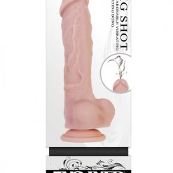 Evolved Big Shot Vibrating & Squirting Dong - Flesh