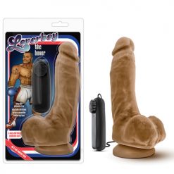 Blush Loverboy The Boxer 9" Vibrating Realistic Cock - Mocha