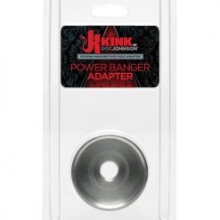 Kink Fucking Machines Power Banger Adapter For Fuck Hole Variable Pressure Stroker - Silver