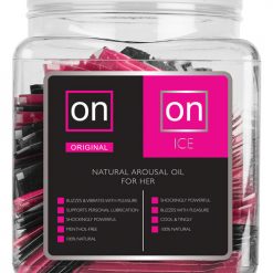 On For Her Arousal Gel Single Use Ampule Tub - Original & Ice Tub Of 75