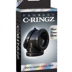 Fantasy C-ringz Rock Hard Cock Pipe - Black