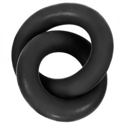 Hunky Junk Duo Linked Cock & Ball Rings - Tar