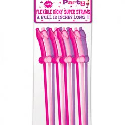 Bachelorette Party Flexy Super Straw - Pack Of 10