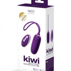 Vedo Kiwi Rechargeable Instertable Bullet - Deep Purple