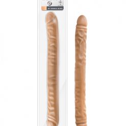 Blush Dr. Skin 18" Double Dildo - Mocha