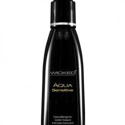 Wicked Sensual Care Hypoallergic Aqua Sensitive Lubricant - 8 Oz