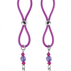 Bijoux De Nip Nipple Halos Flower Charm - Purple