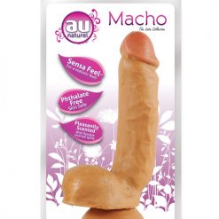Blush Au Naturel Macho Dong W/suction Cup