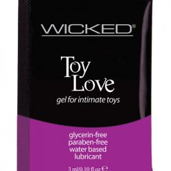 Wicked Sensual Care Toy Love Water Based Lubricant - .1 Oz Fragrance Free