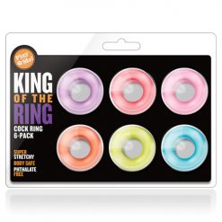 Blush Play With Me King Of The Ring - Asst. Colors Set Of 6