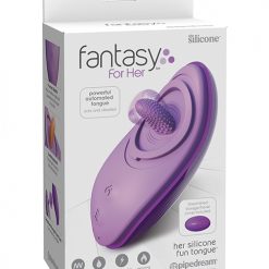Fantasy For Her Silicone Fun Tongue - Purple