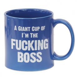 Attitude Mug A Giant Cup Of I'm The Fucking Boss - 22 Oz
