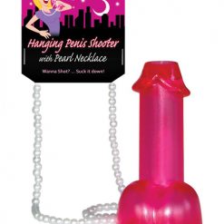 Hanging Penis Shooter W/pearl Necklace