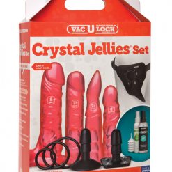 Vac-u-lock Crystal Jellies Set - Pink