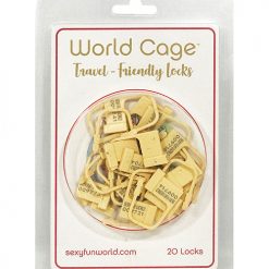 World Cage Travel Friendly Locks - 20 Pack Plastic Locks