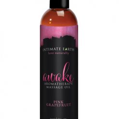Intimate Earth Awake Massage Oil - 120 Ml Black Pepper & Pink Grapefruit