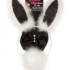 Bachelorette 3 Pc Bunny Set W/bendy Ears