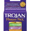 Trojan Pleasure Pack Condoms - Box Of 3