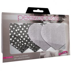 Dark Angel Hearts - Silver Pack Of 2