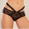 Adore Heartbreaker Panty Black O/s
