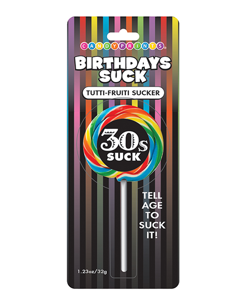 Birthday Lollipops - 30s Suck Tutti Frutti