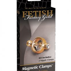 Fetish Fantasy Gold Magnetic Nipple Clamps - Gold