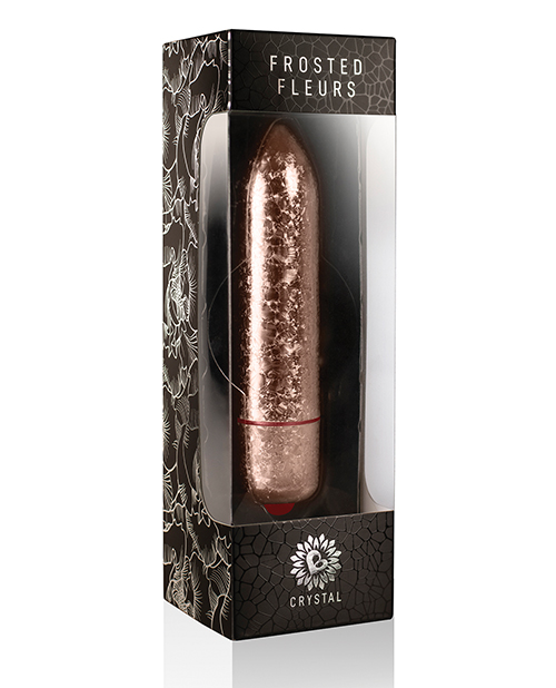 Rocks Off Frosted Fleurs Crystal - Rose Gold