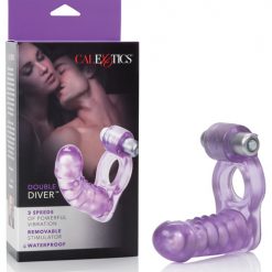 Double Diver Vibrating Enhancer W/flexible Penetrator