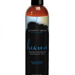 Intimate Earth Heaven Massage Oil - 240 Ml Hazelnut Biscotti