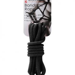 Lux Fetish Bondage Rope - 3 M Black