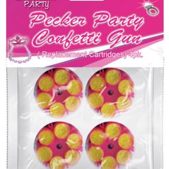 Party Pecker Confetti Refill Cartridge - Pack Of 4