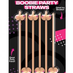 Booby Straws - Flesh Pack Of 6