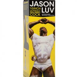 Jason Luv 10" Ultraskyn Cock W/removable Vac-u-lock Suction Cup - Chocolate
