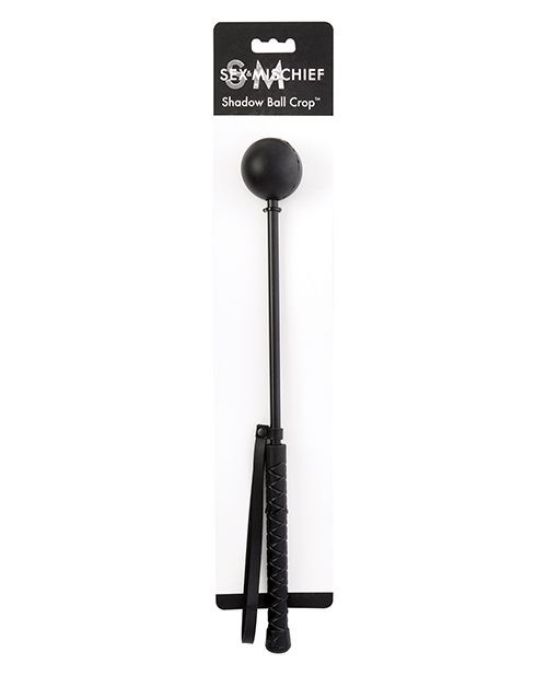 Sex & Mischief Shadow Ball Crop - Black
