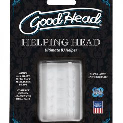 Good Head Helping Head Ultimate Bj Helper 2" Masturbator - Clear