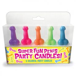 Super Fun Party Candles  - Set Of 5