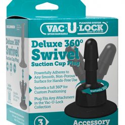 Vac-u-lock Deluxe 360 Swivel Suction Cup Plug