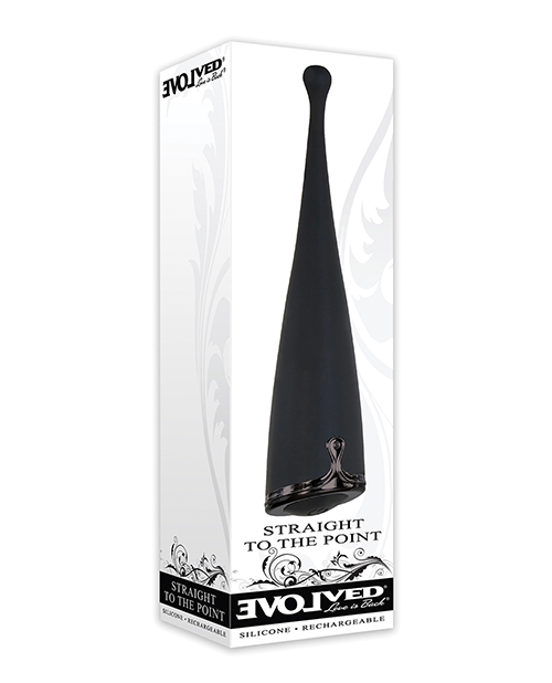 Evolved Straight To The Point Vibrator - Black