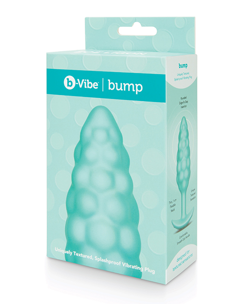 B-vibe Bump Texture Vibrating Plug X Zoe Ligon - Mint