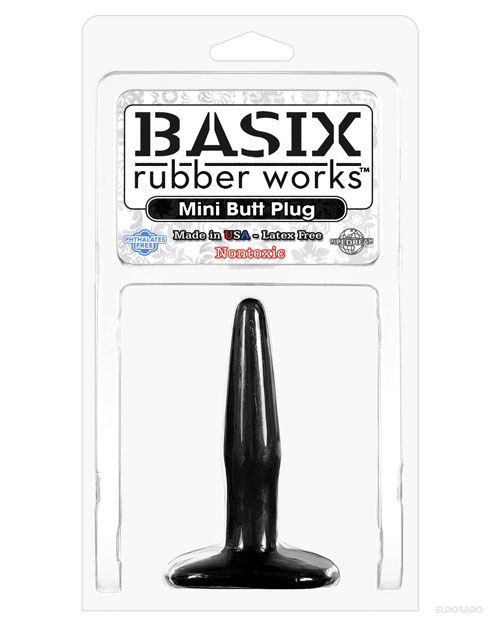 Basix Rubber Works Mini Butt Plug