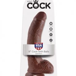"King Cock 9"" Cock W/balls"