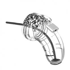 Shots Man Cage W/silicone Urethral Sounding