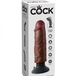 "King Cock 6"" Vibrating Cock"
